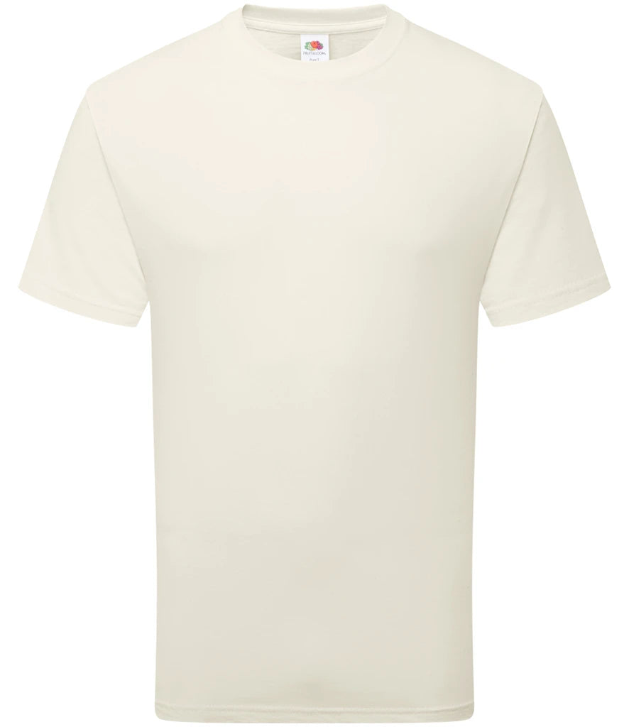 Fruit of the Loom Pure Cotton T-Shirt — Natural