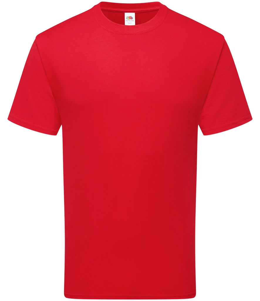Fruit of the Loom Pure Cotton T-Shirt — Red
