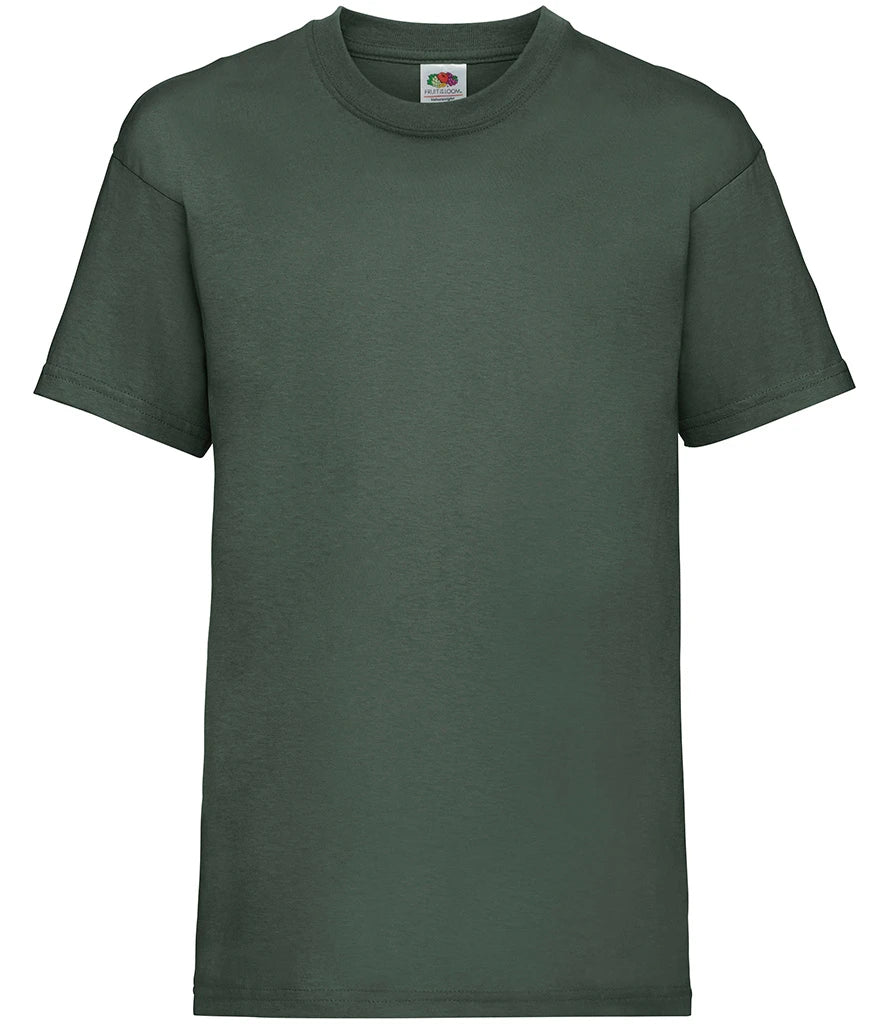 Fruit of the Loom Kids Value T-Shirt — Bottle Green