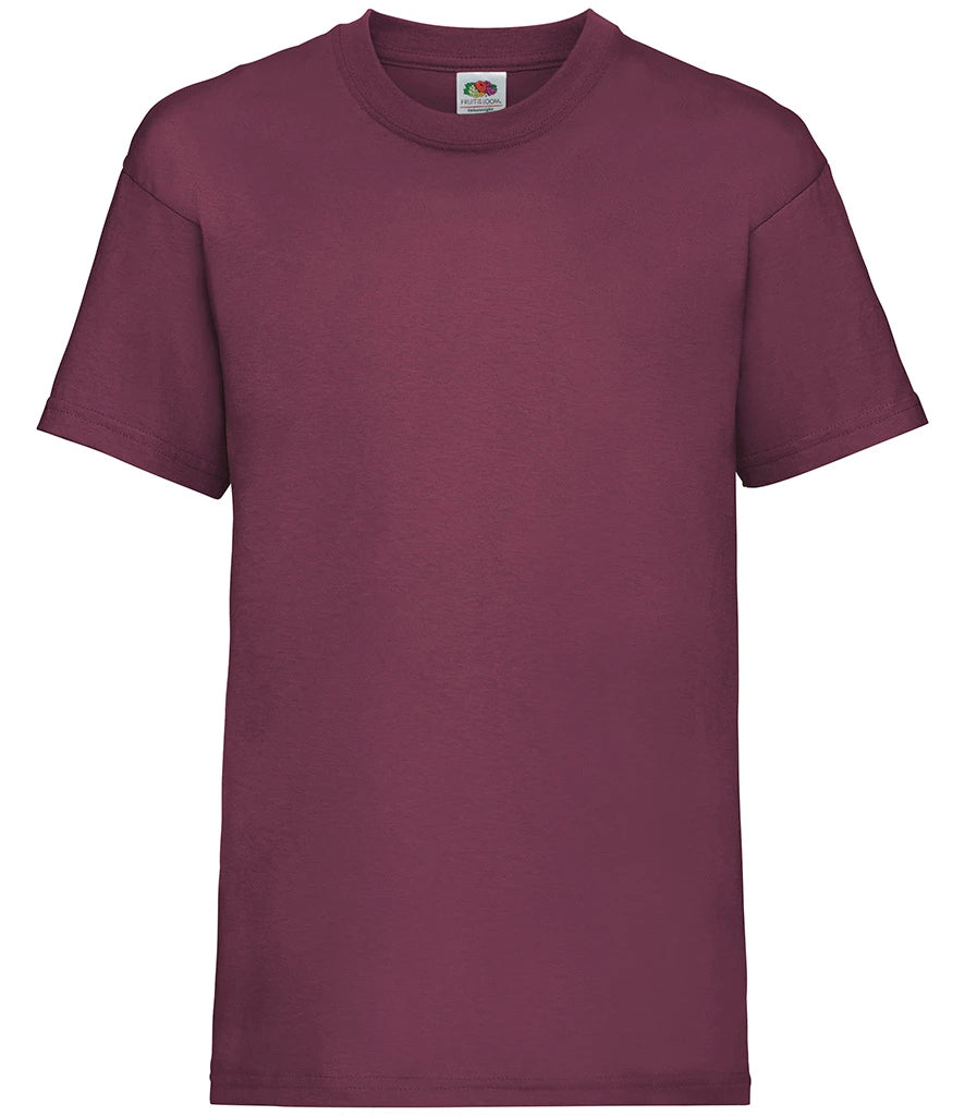 Fruit of the Loom Kids Value T-Shirt — Burgundy