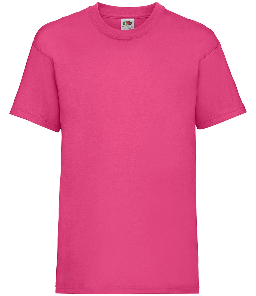 Fruit of the Loom Kids Value T-Shirt — Fuchsia