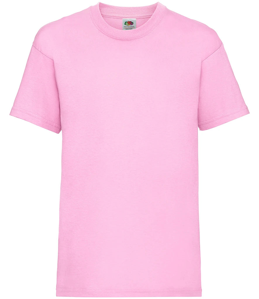 Fruit of the Loom Kids Value T-Shirt — Light Pink