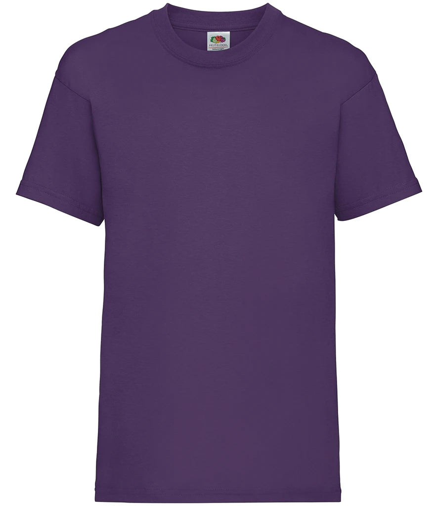 Fruit of the Loom Kids Value T-Shirt — Purple