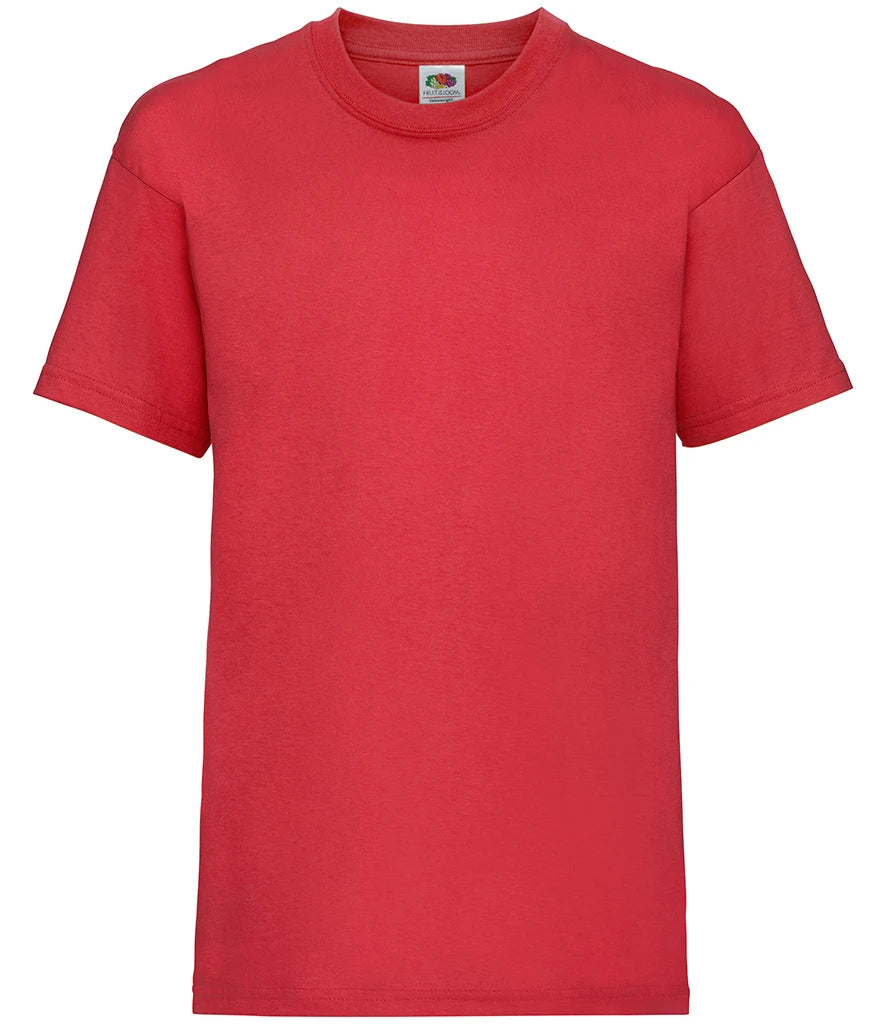 Fruit of the Loom Kids Value T-Shirt — Red
