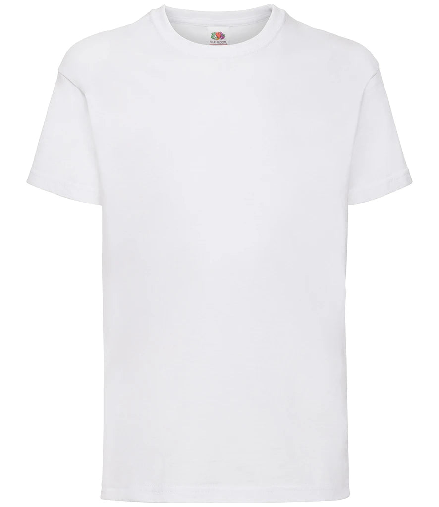 Fruit of the Loom Kids Value T-Shirt — White