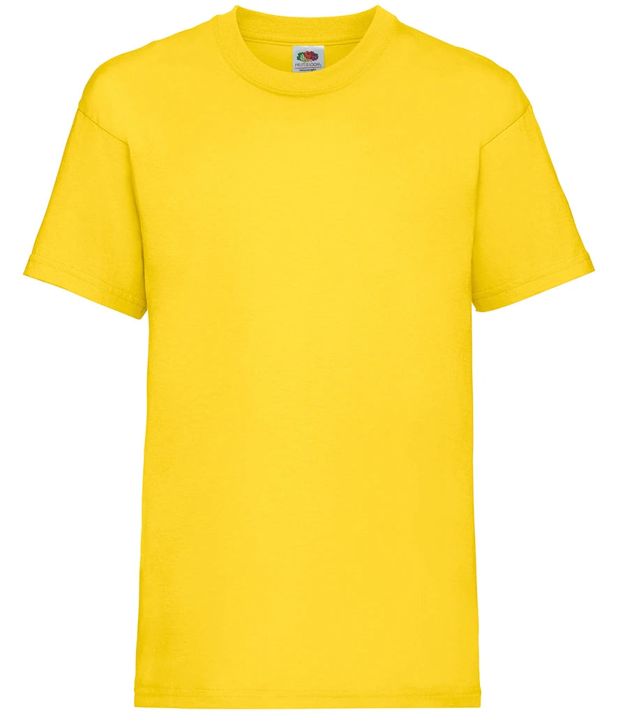 Fruit of the Loom Kids Value T-Shirt — Yellow