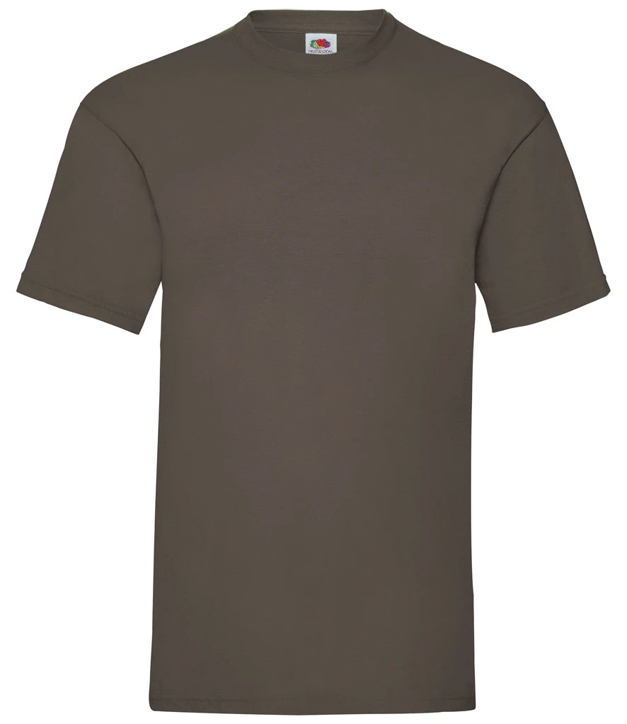 Fruit of the Loom Value T-Shirt — Chocolate