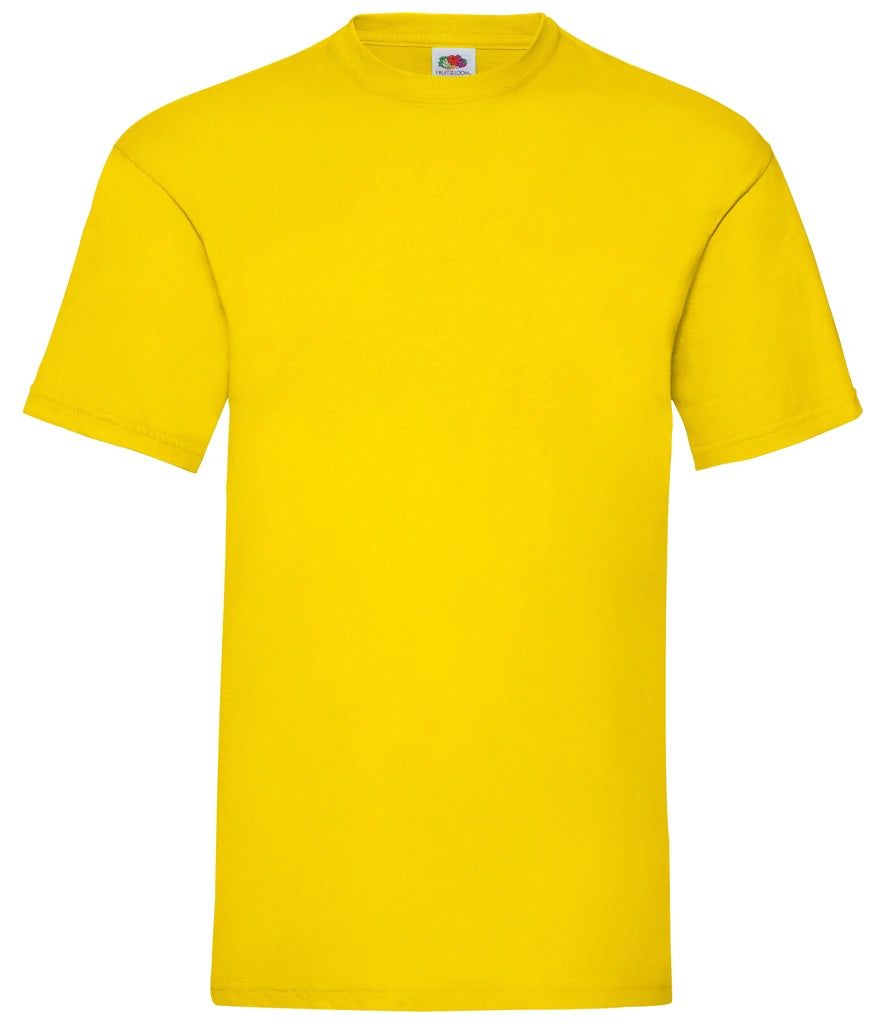 Fruit of the Loom Value T-Shirt — Yellow