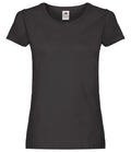 Fruit of the Loom Lady Fit Original T-Shirt — Black