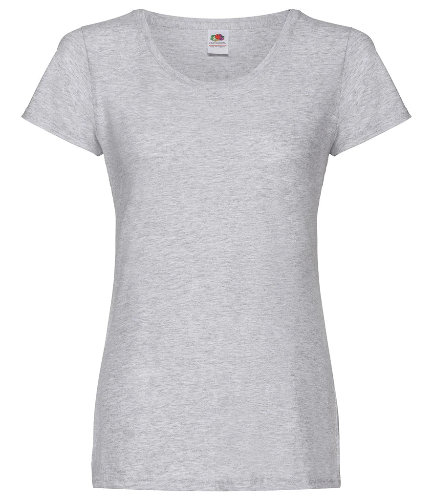 Fruit of the Loom Lady Fit Original T-Shirt — Heather Grey