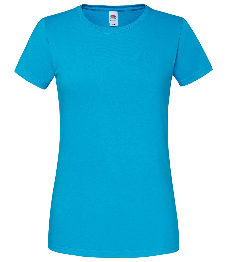 Fruit of the Loom Ladies Iconic 195 T-Shirt — Azure