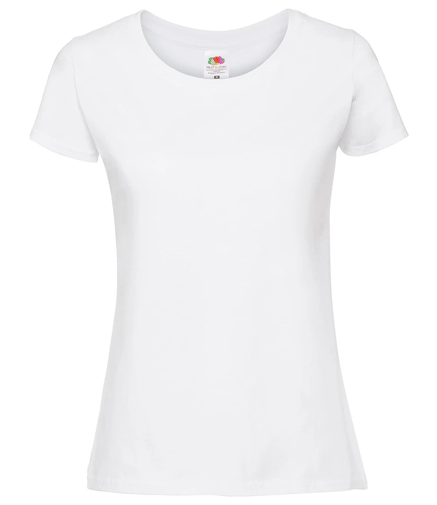 Fruit of the Loom Ladies Iconic 195 T-Shirt — White