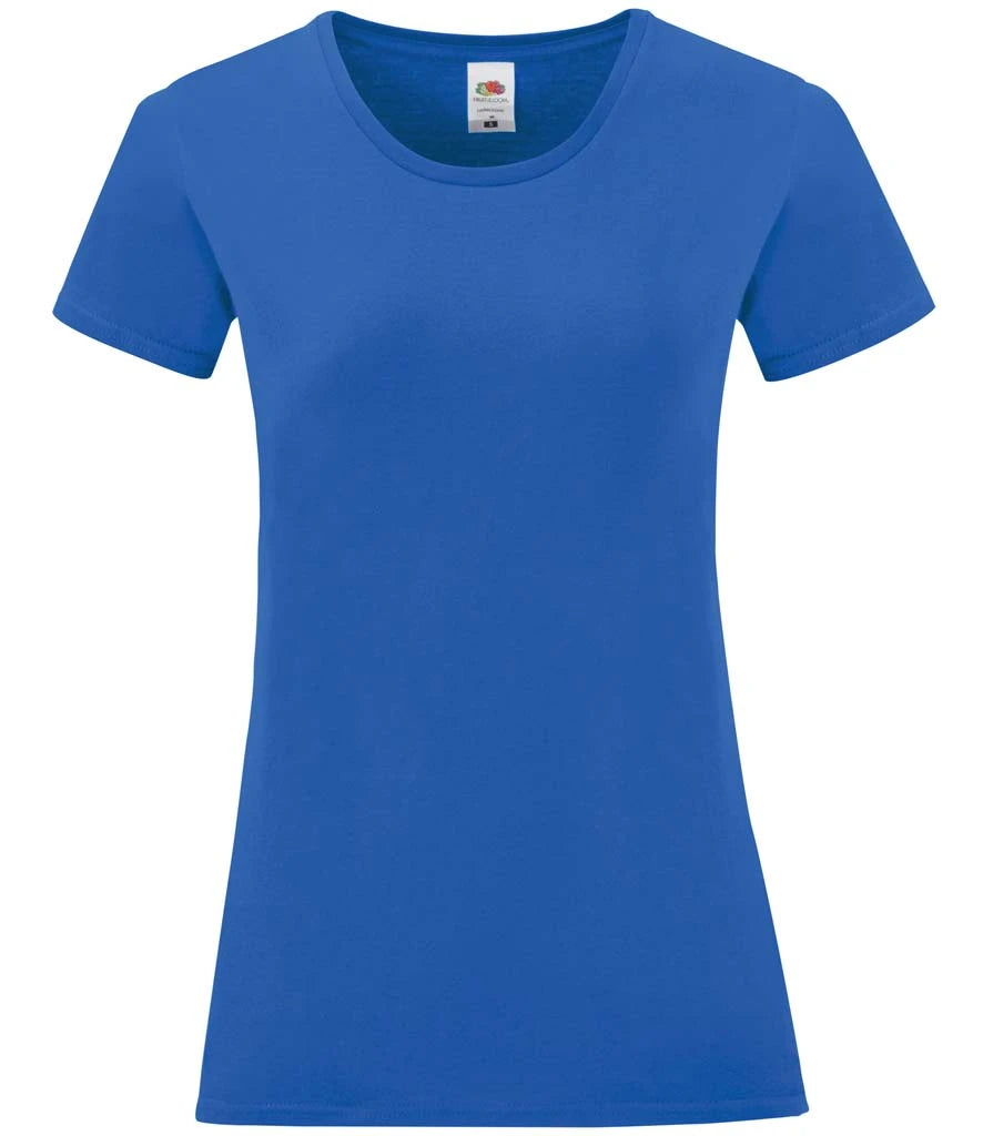 Fruit of the Loom Iconic 150 T-Shirt in Royal Blue, front view
