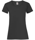 Fruit of the Loom Lady Fit Value T-Shirt — Black