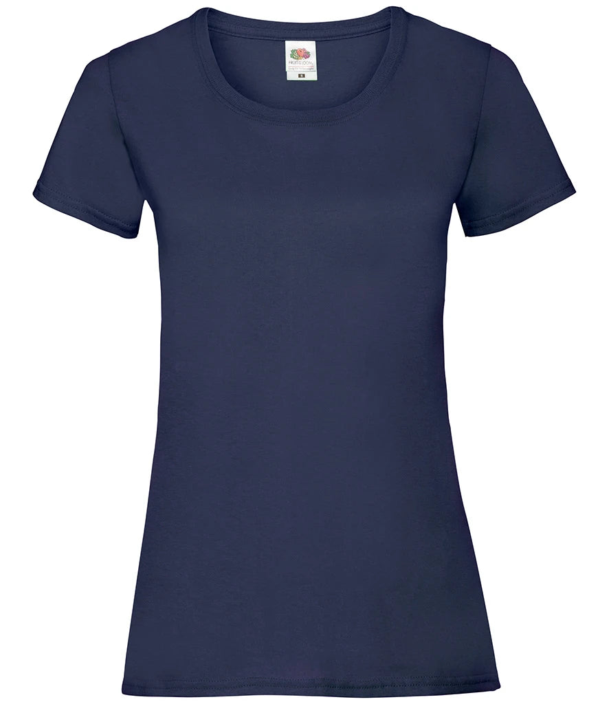 Fruit of the Loom Lady Fit Value T-Shirt — Deep Navy