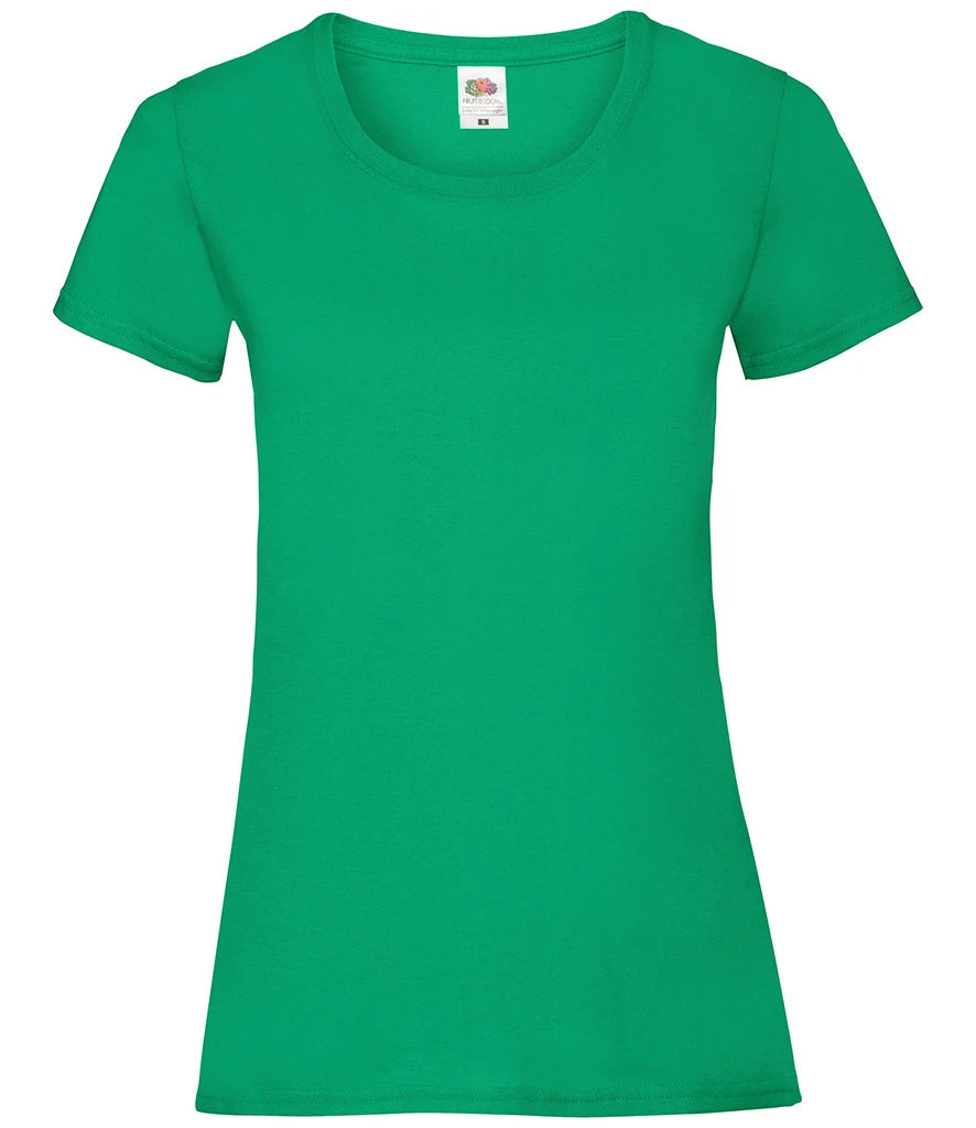 Fruit of the Loom Lady Fit Value T-Shirt — Kelly Green
