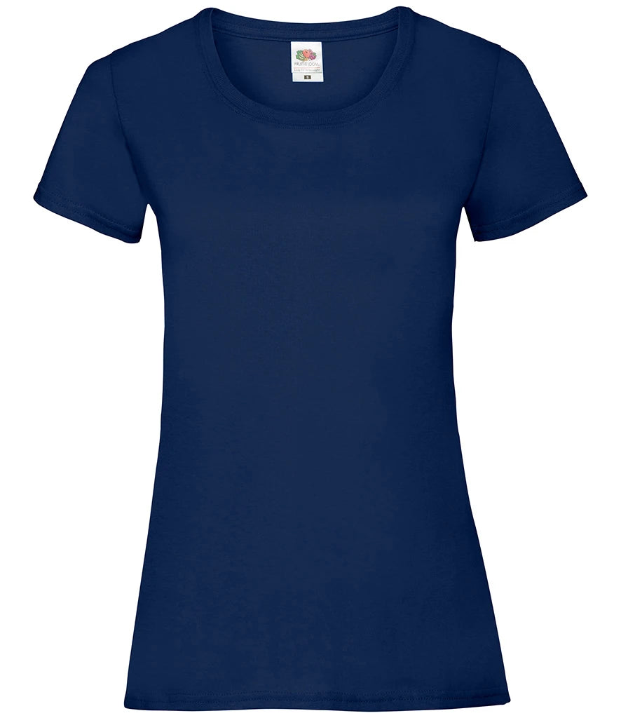 Fruit of the Loom Lady Fit Value T-Shirt — Navy