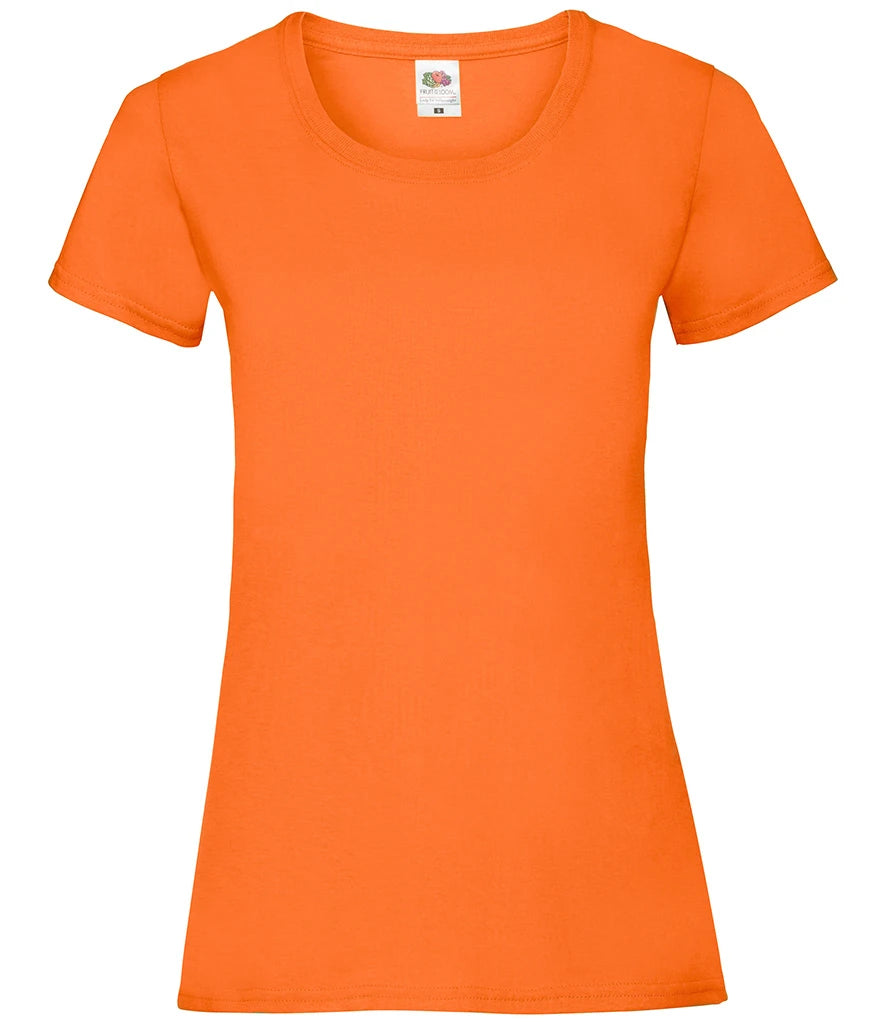 Fruit of the Loom Lady Fit Value T-Shirt — Orange