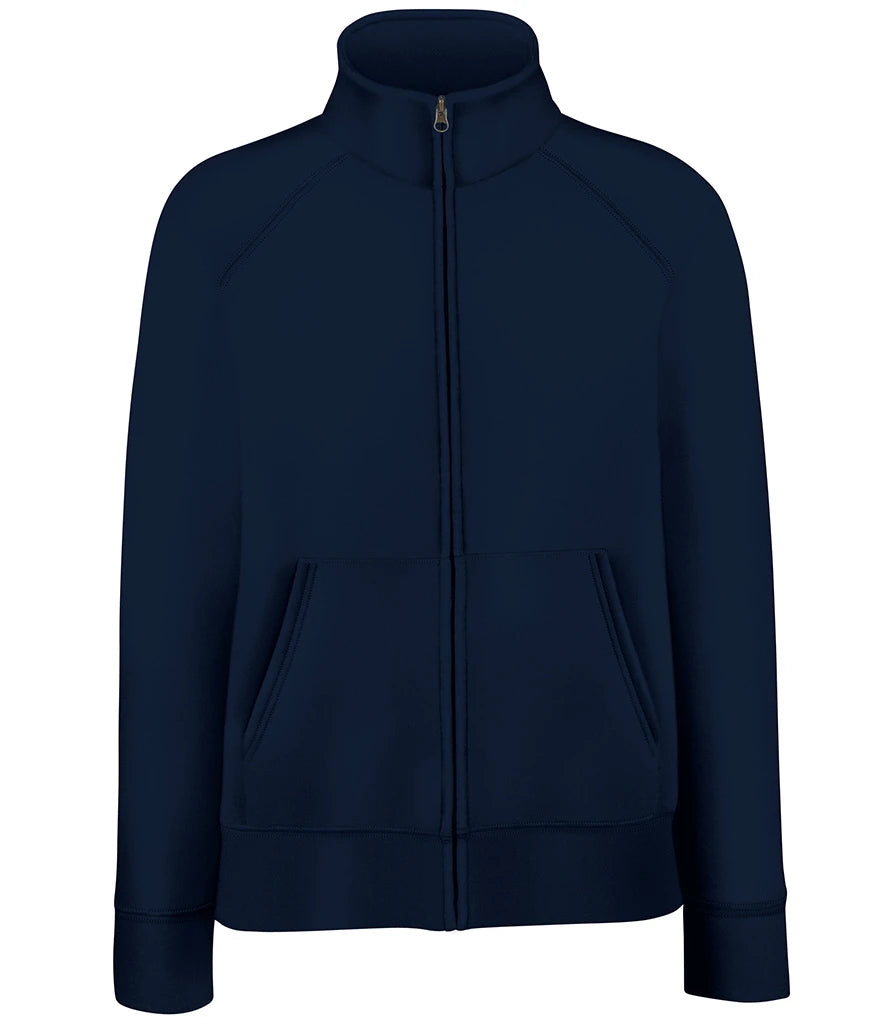 Fruit of the Loom Premium Lady Fit Sweat Jacket — Deep Navy