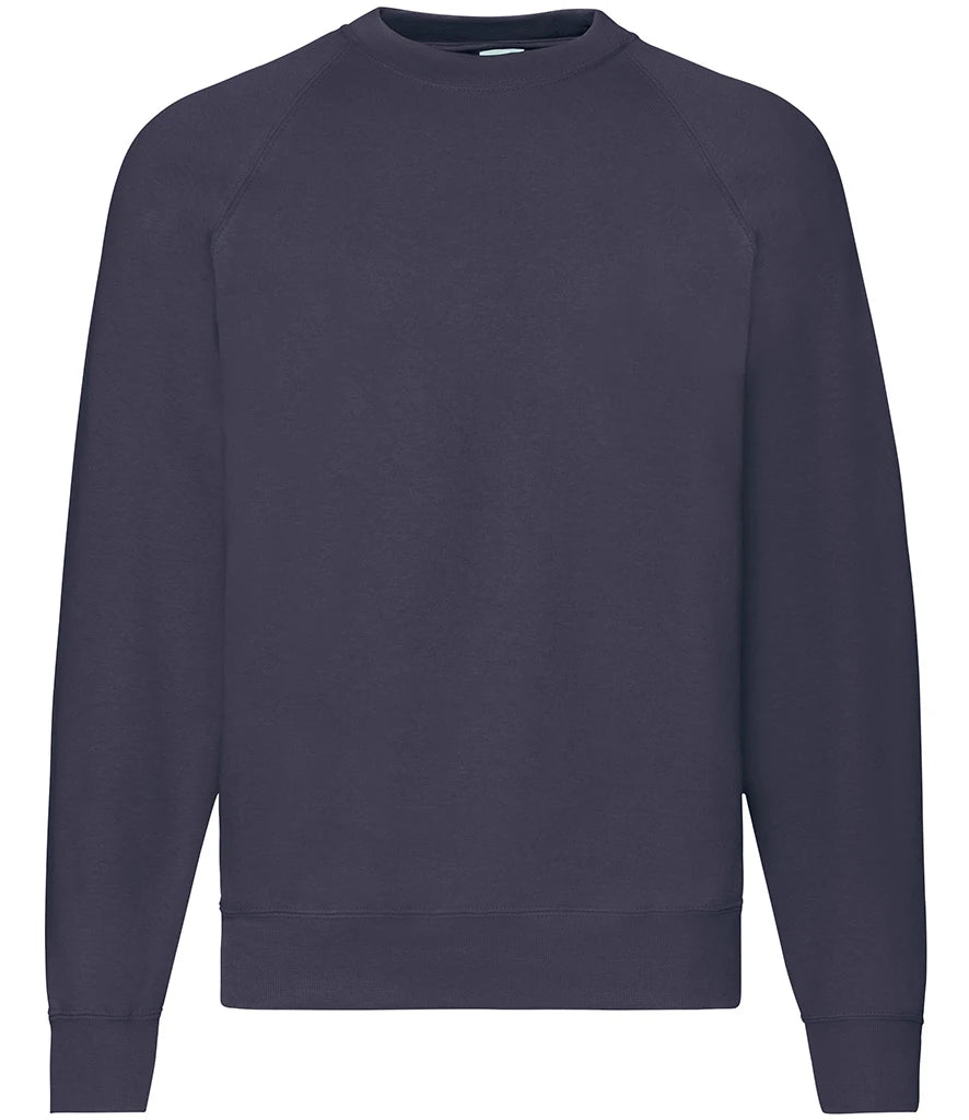 Fruit of the Loom Classic Raglan Sweatshirt — Deep Navy