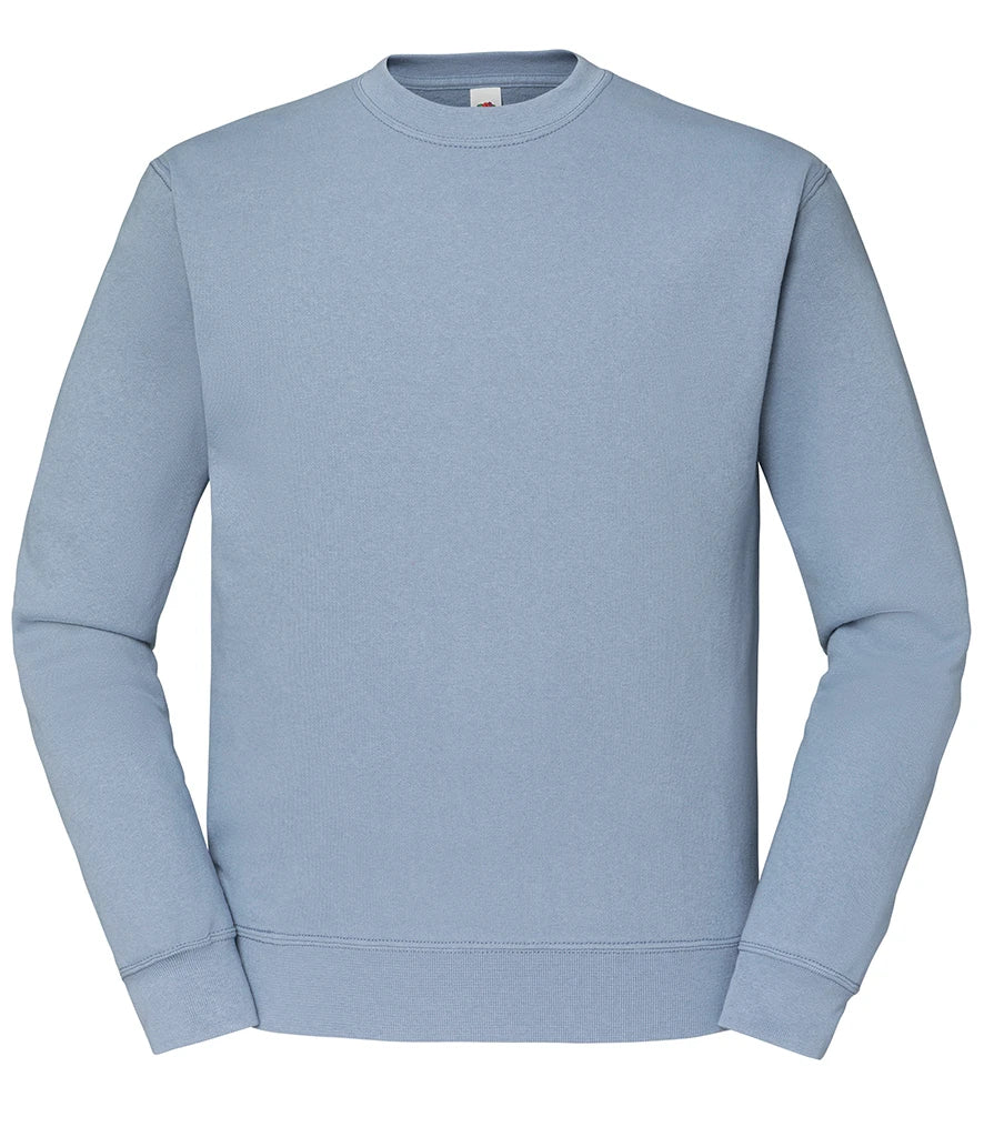 Fruit of the Loom Classic Drop Shoulder Sweatshirt — Mineral Blue