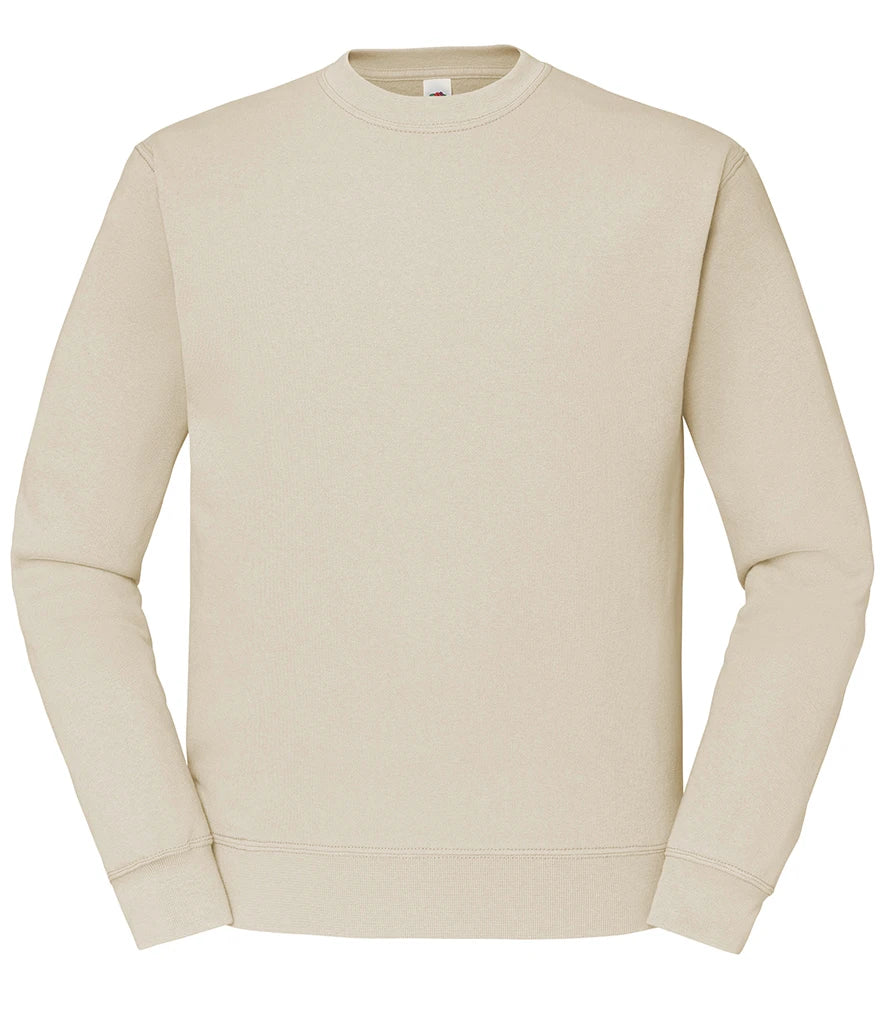 Fruit of the Loom Classic Drop Shoulder Sweatshirt — Natural