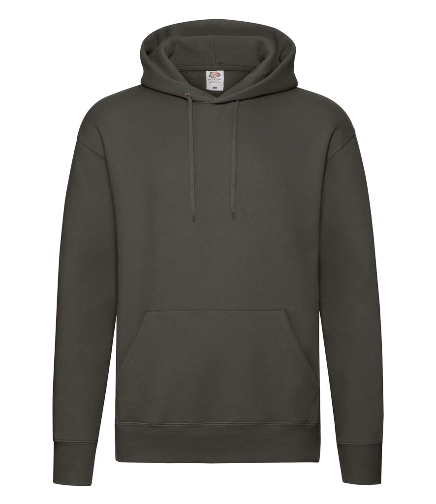 Fruit of the Loom Premium Hooded Sweatshirt — Charcoal