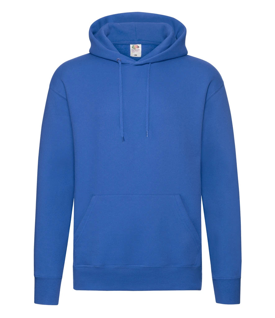 Fruit of the Loom Premium Hooded Sweatshirt — Royal Blue
