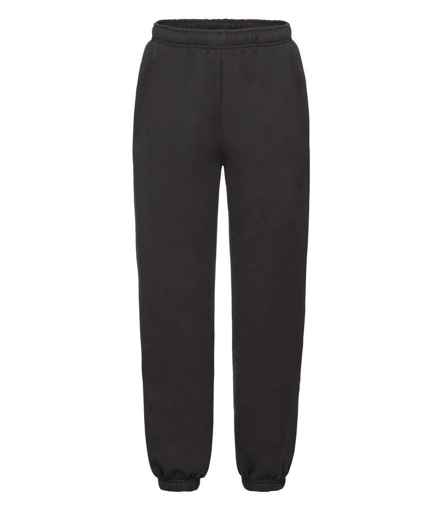 Fruit of the Loom Kids Premium Jog Pants — Black