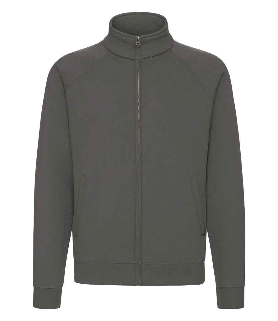 Fruit of the Loom Premium Sweat Jacket — Light Graphite