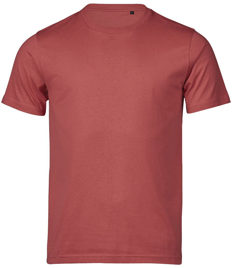 Tee Jays Unlabeled Luxury T-Shirt — Cranberry