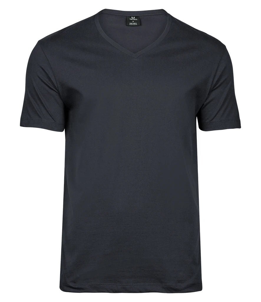 Tee Jays V Neck Sof T-Shirt — Dark Grey