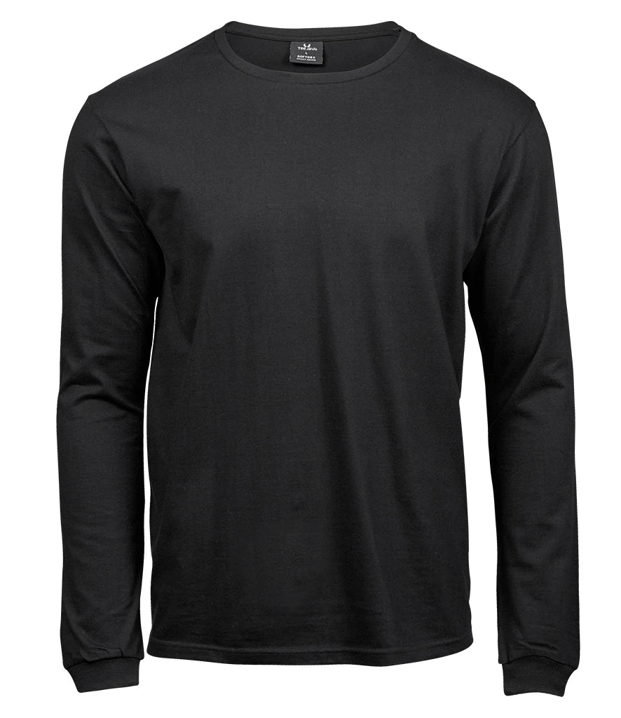 Tee Jays Long Sleeve Sof T-Shirt — Black