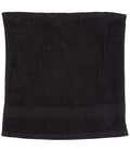 Towel City Luxury Face Cloth — Black