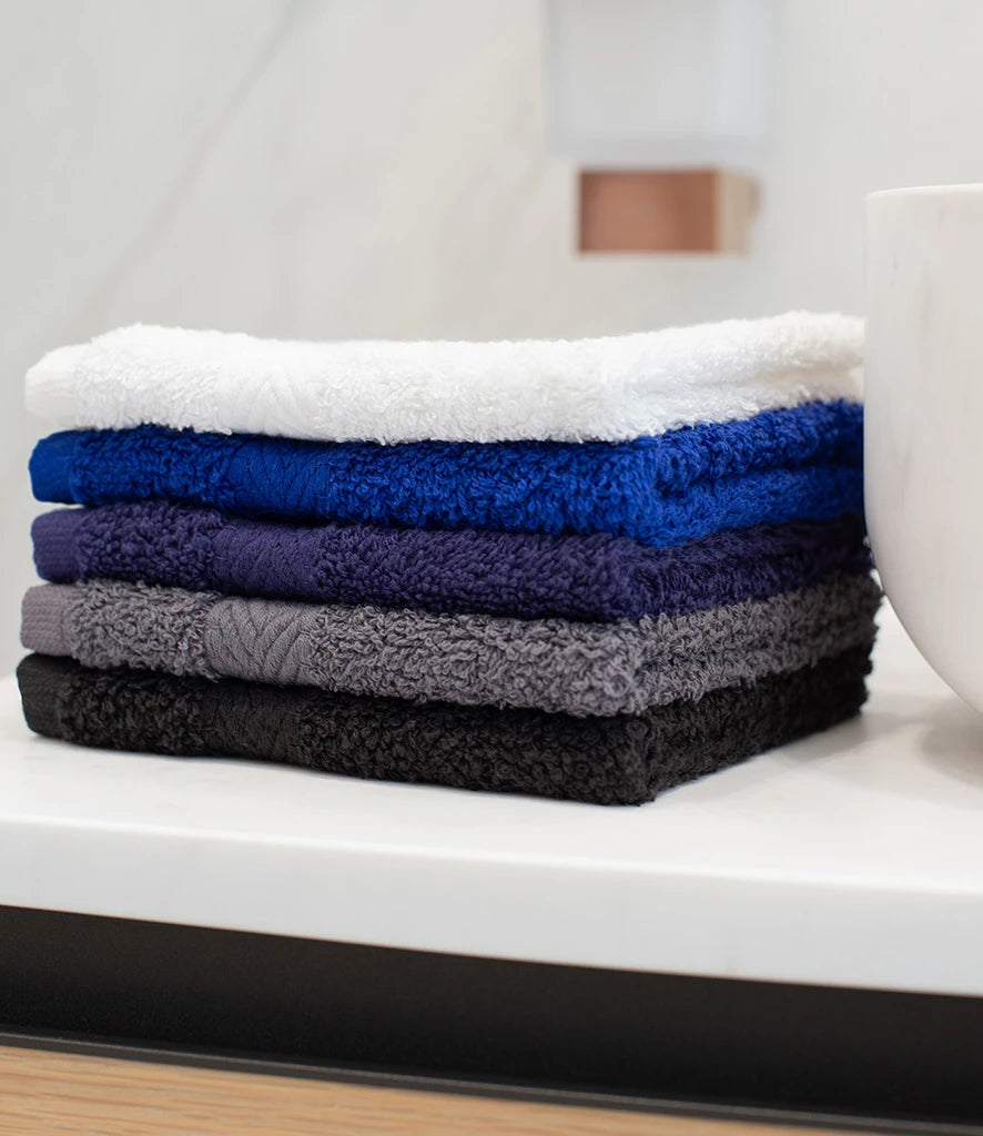 Towel City Luxury Face Cloth — Navy