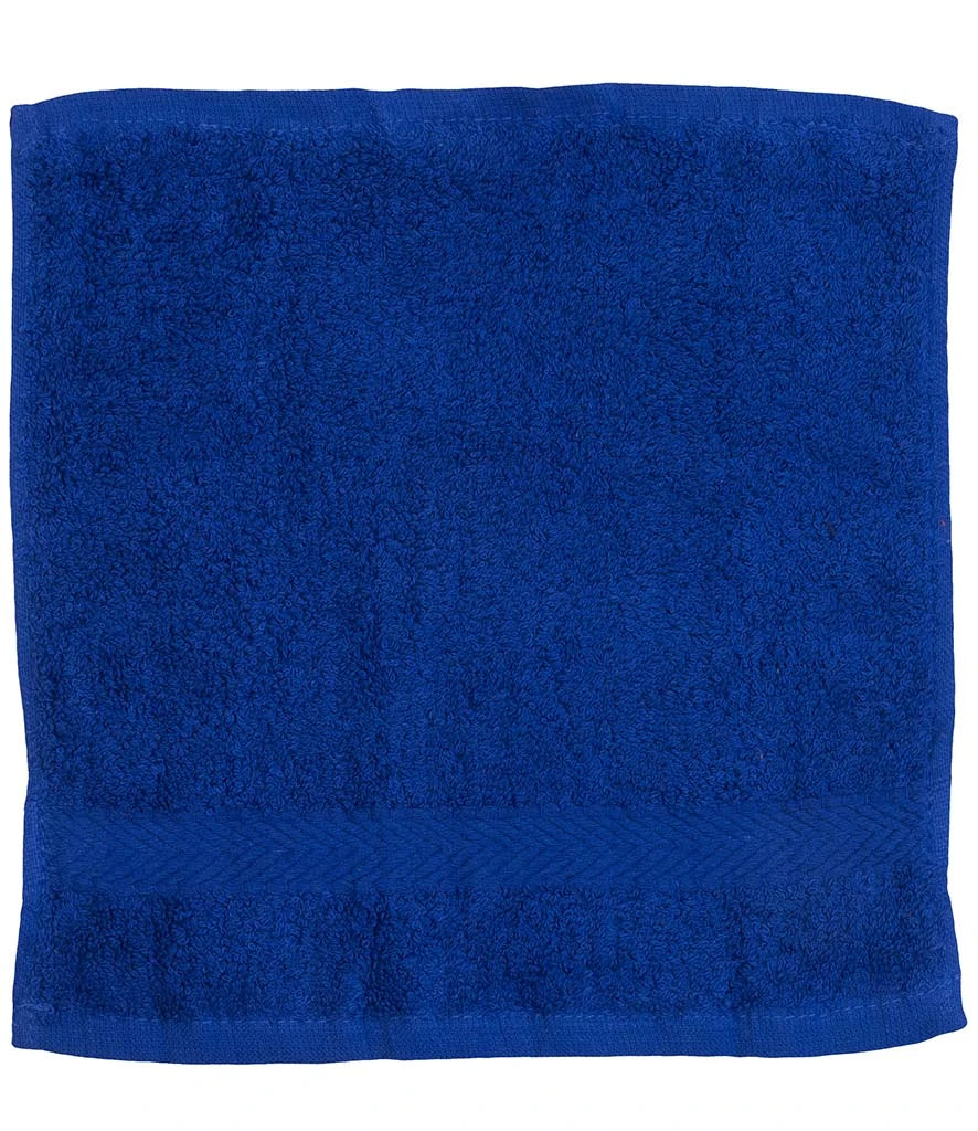 Towel City Luxury Face Cloth — Royal Blue