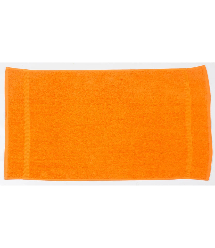 Towel City Luxury Hand Towel — Orange