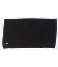 Towel City Luxury Golf Towel — Black