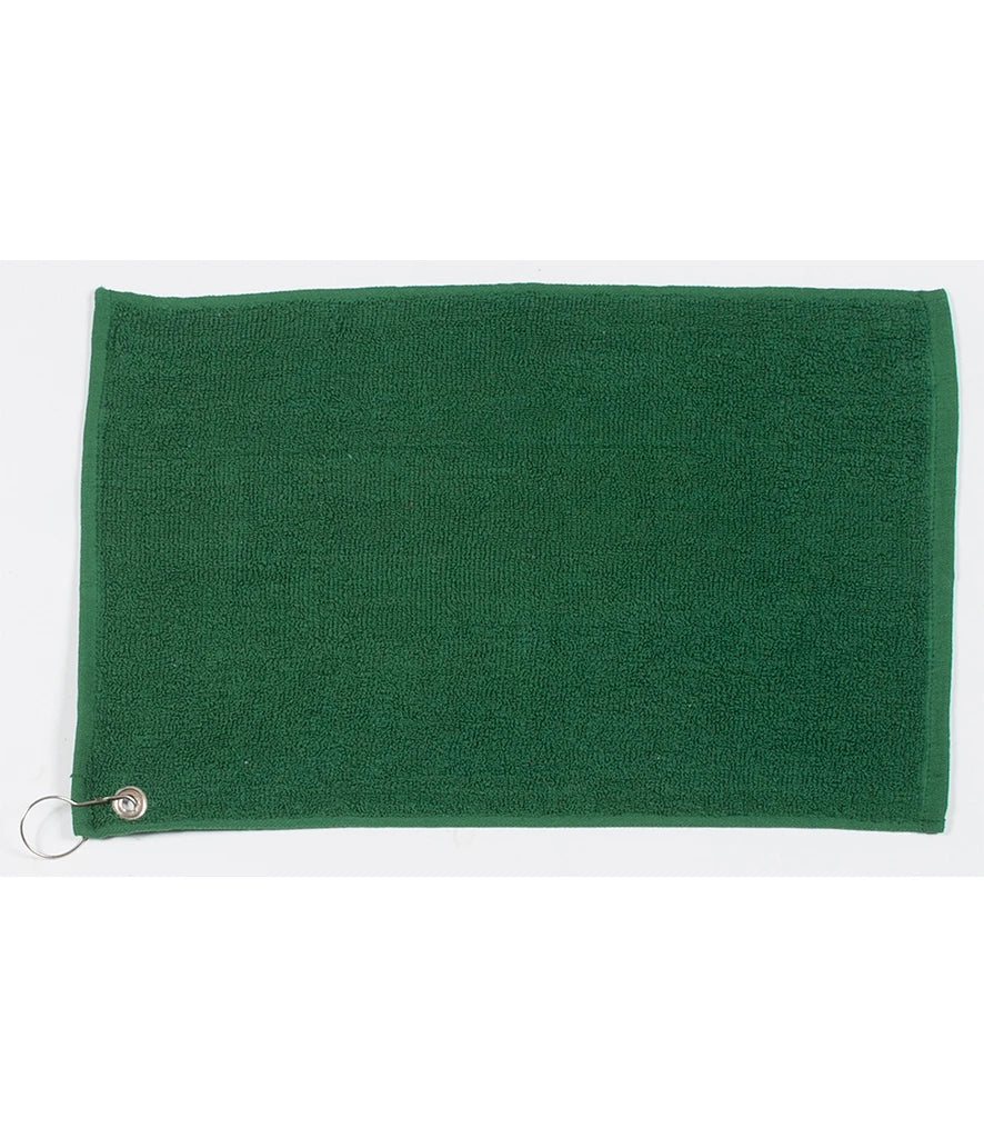 Towel City Luxury Golf Towel — Forest Green
