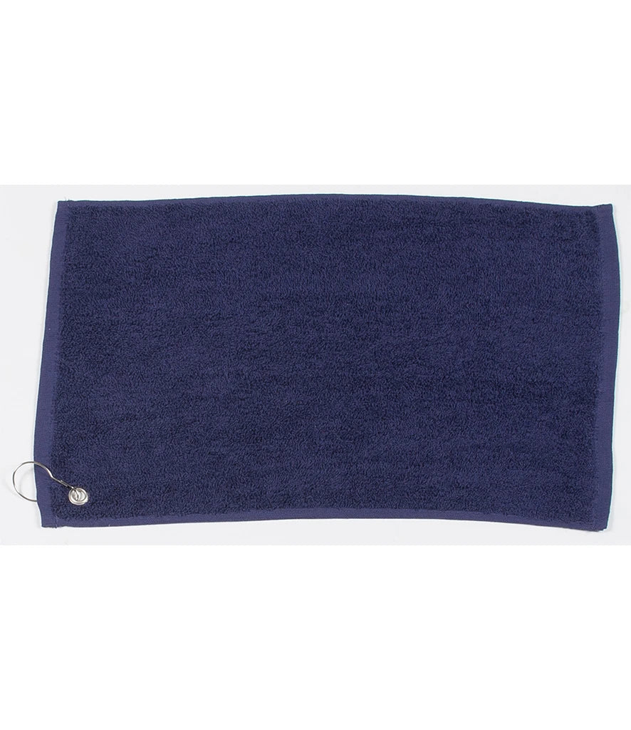 Towel City Luxury Golf Towel — Navy