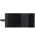 Towel City Deluxe Velour Golf Towel — Black