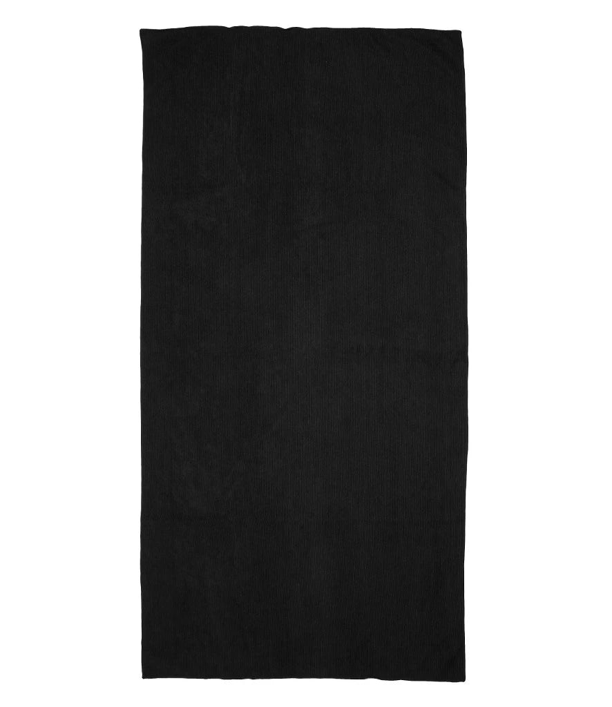 Towel City Microfibre Guest Towel — Black