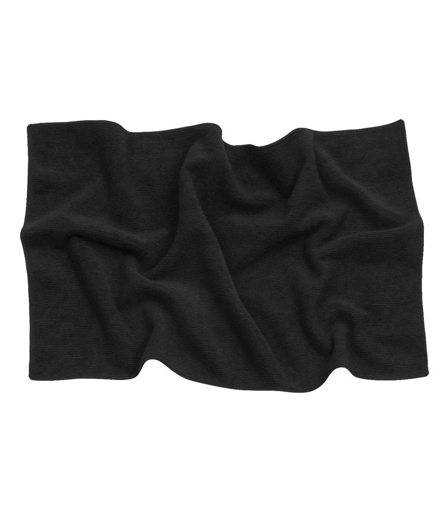 Towel City Microfibre Bath Towel — Black