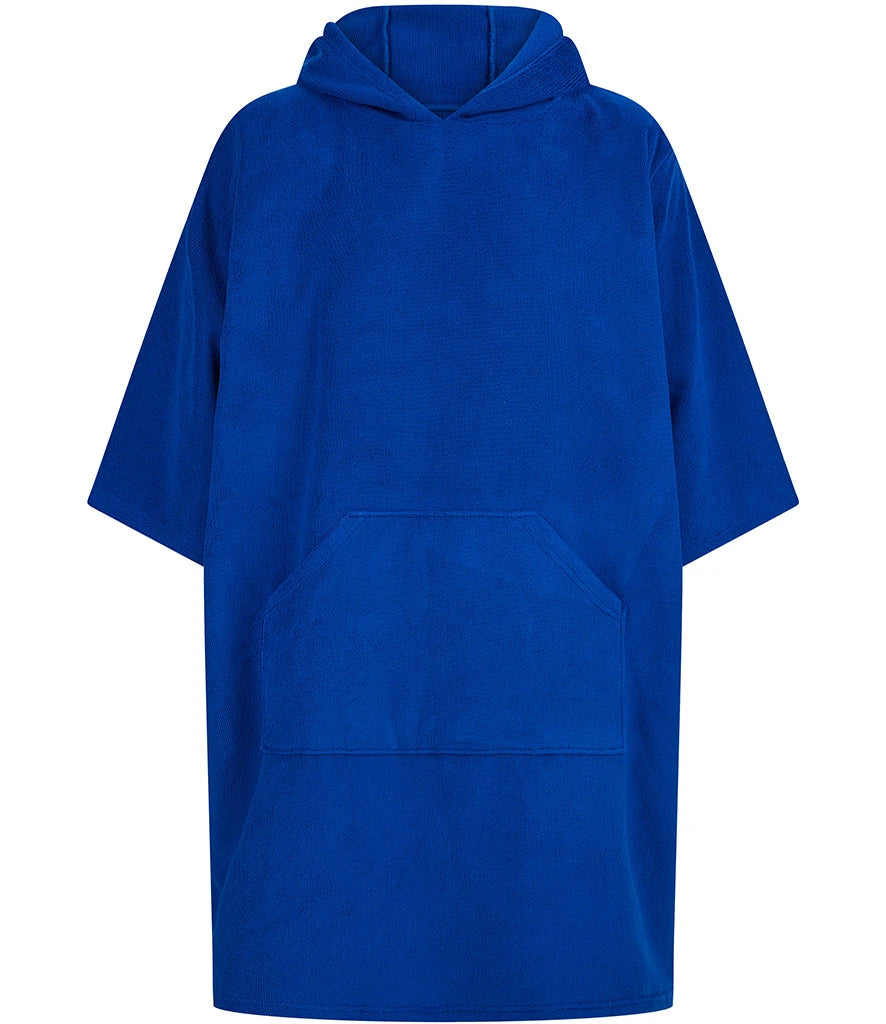 Towel City Adult Poncho — Royal Blue