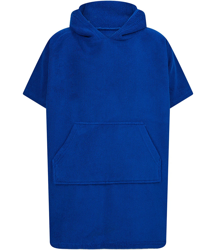 Towel City Kids Poncho — Royal Blue