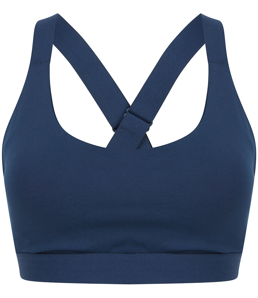 Tombo Medium Impact Core Bra — Navy