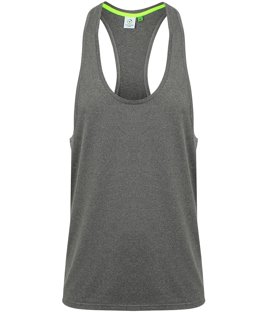 Tombo Muscle Vest — Grey Marl