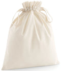 Westford Mill Organic Cotton Drawcord Bag — Natural