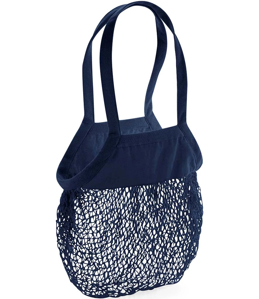 Westford Mill Organic Cotton Mesh Grocery Bag — Navy