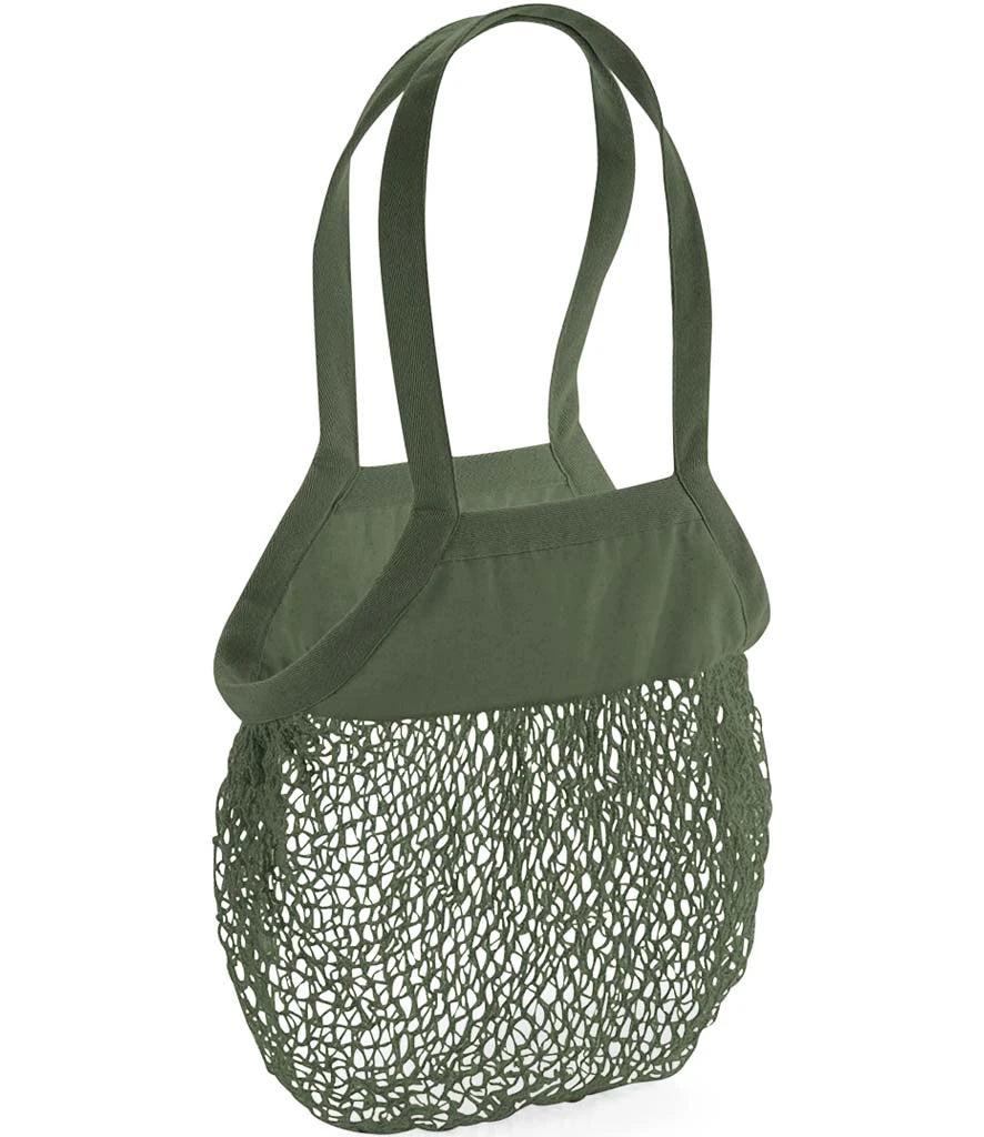 Westford Mill Organic Cotton Mesh Grocery Bag — Olive Green